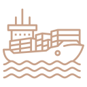 Ocean Freight Icon